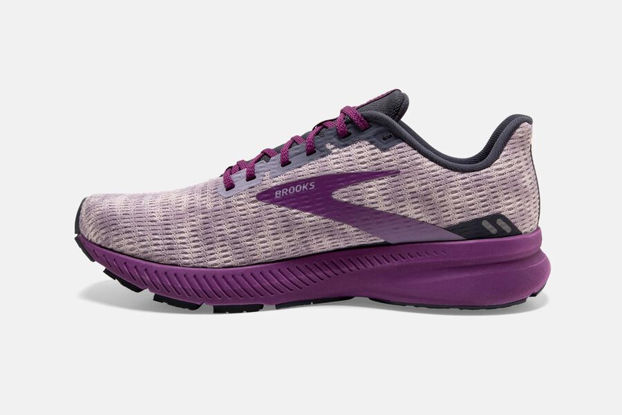 Brooks Launch 8 Road Running Shoes Womens Purple 420816-FUJ